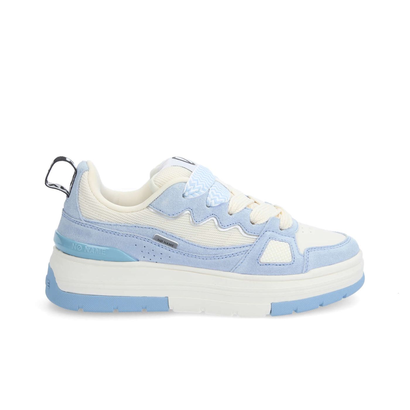 NOLLIE SNEAKER W - SUEDE/MESH/NAPP - BLEU/BLANC CASSE